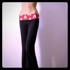 Major League Diamondbacks fold-over yoga pants